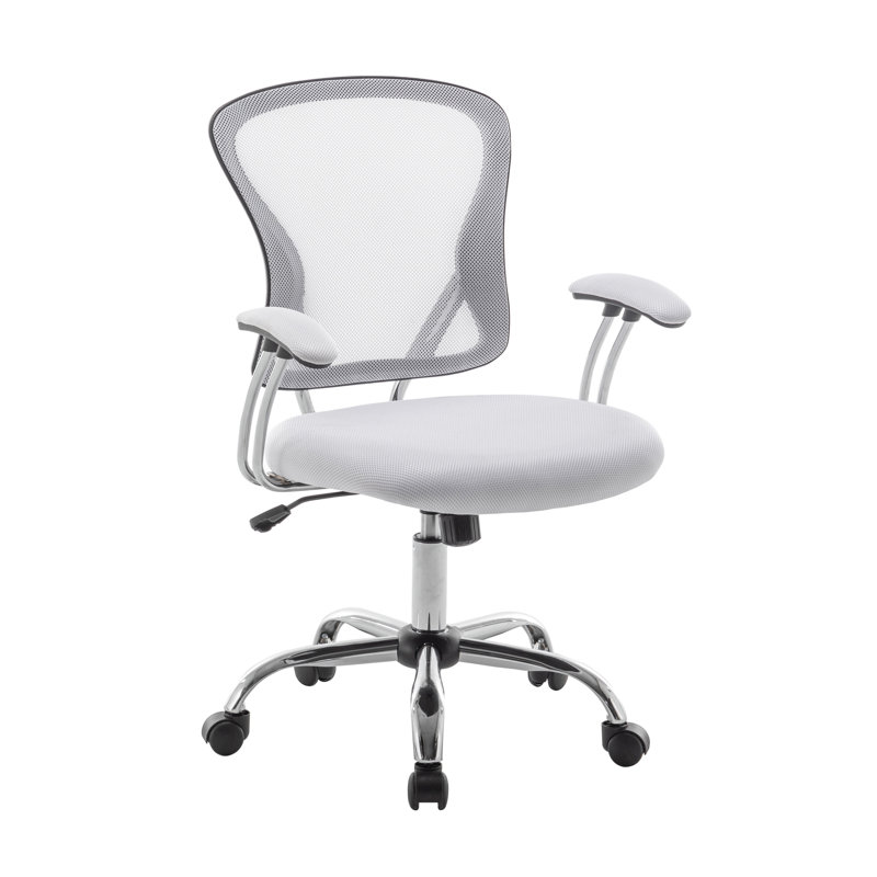 Chaise de bureau Dinuca, Blanc