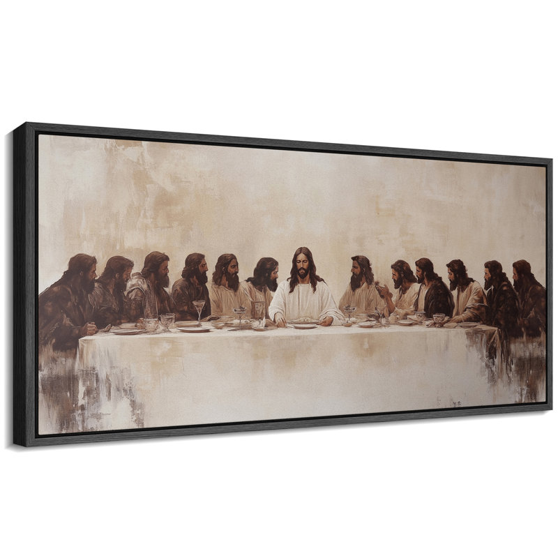 The Last Supper, Noir, H 30 po x l 60 po