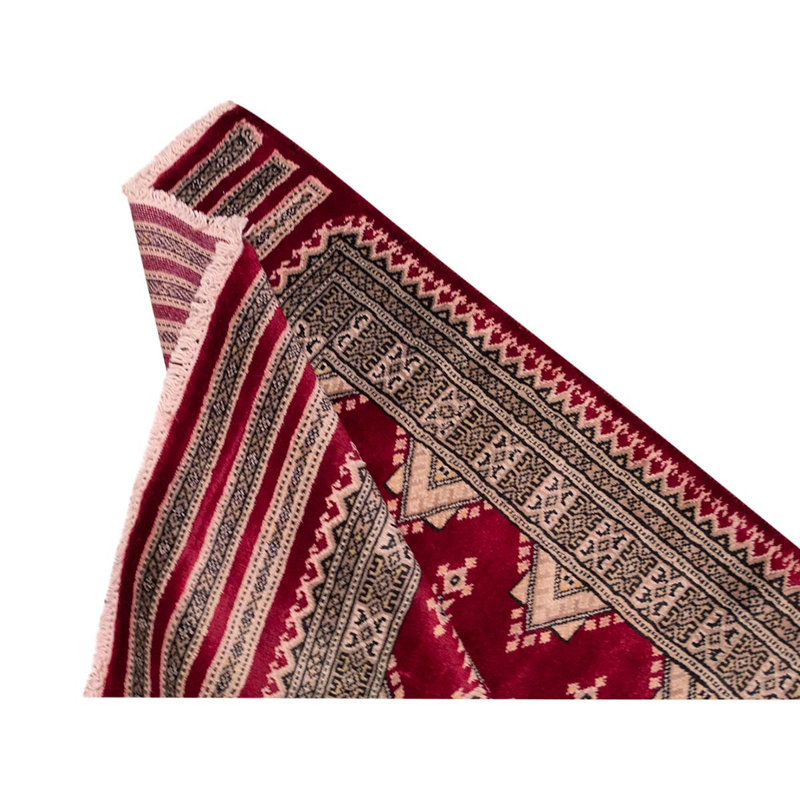 Tapis beige noué à la main de haute qualité