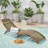 Baldesi 72.75" Long Acacia Single Chaise-858924459