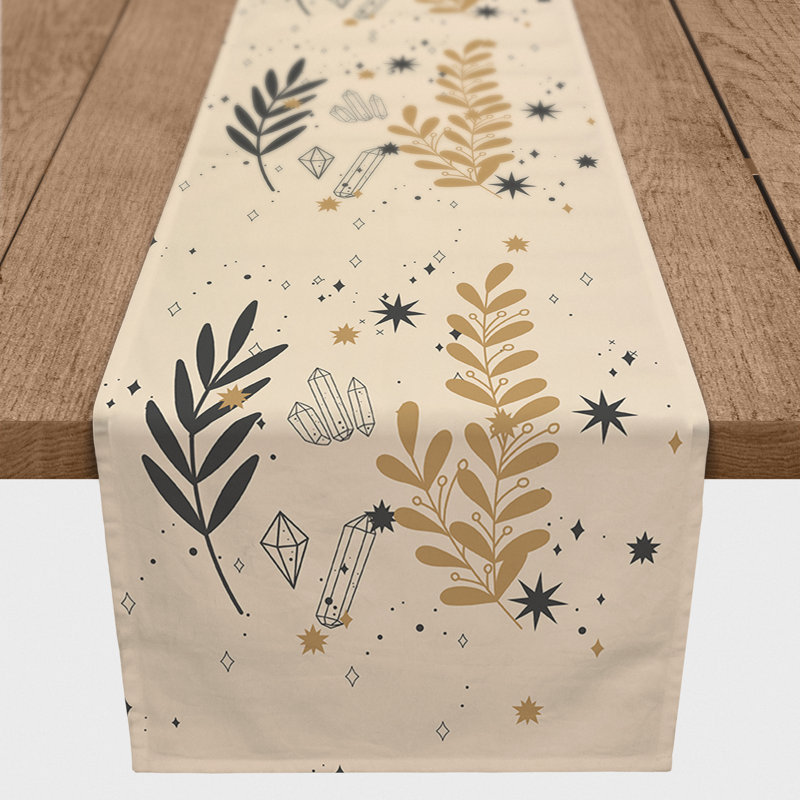 Leaf Crystal 5 Table Runner, 72" x 16"