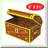 8x8x8 Inch Black and Gold Card Box