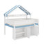 Lit mezzanine double avec toit à baldaquin-1947339311