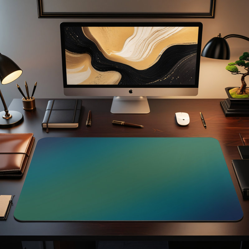 Polyester Desk Pad, 14.4x12.1