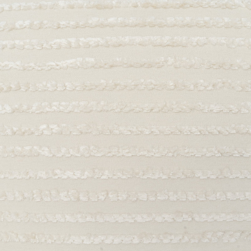Keaton Striped Square Pillow Cover & Insert, Square 22", Cream