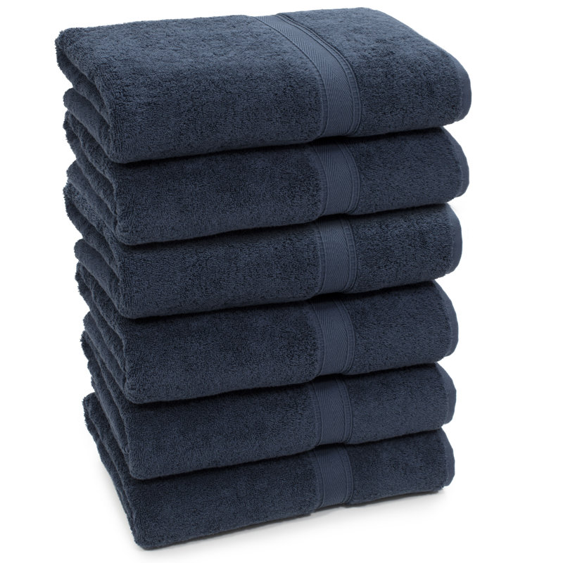Sinemis Super Plush Bath Towel, Navy