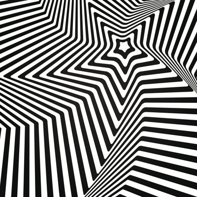 Abstract Optic Illusion - Wrapped Canvas Print