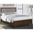 Anza Walnut Upholstered Queen Bed