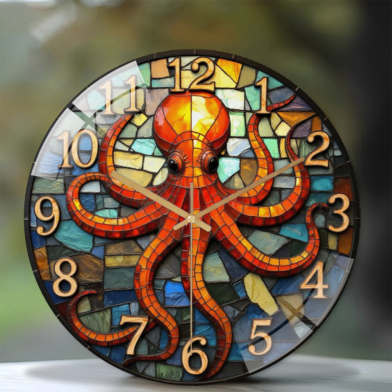 Horloge murale Octopus