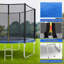 Trampoline AOTOB 15FT pour enfants / adultes, capacité de poids du trampoline de cour arrière 1000LBS avec filet de sécurité et échelle, bleu marine