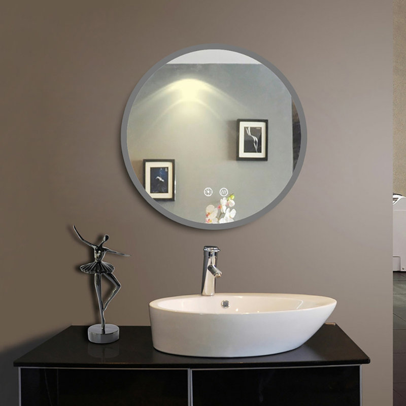 Chrissie Flat Mirror, 30" x 30"