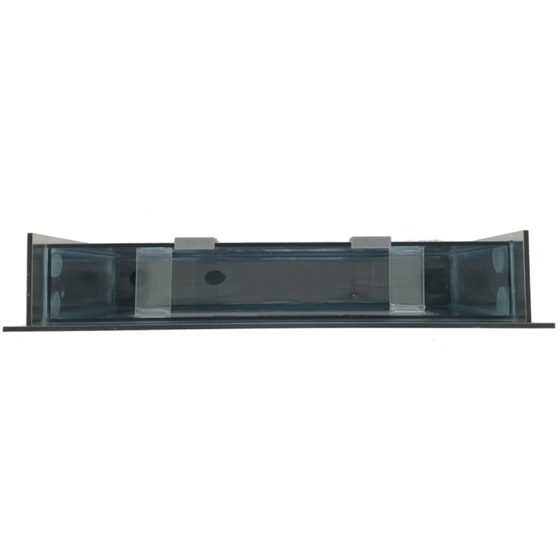 Aquarium rectangulaire 2 gallons Angelica, Argent brossé