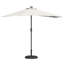 Garden Parasol Polyester and Steel Outdoor Umbrella Patio Sunshade-143755317-143755318