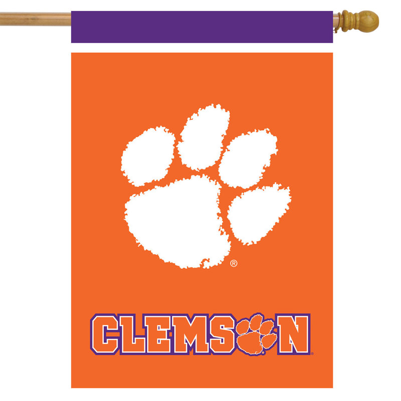 Drapeau de maison Clemson Tigers NCAA, Clemson