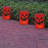 Orange Jack O'Lantern Plastic Luminaria Bags - 12 Count