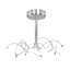 Noan Glass Semi Flush Mount