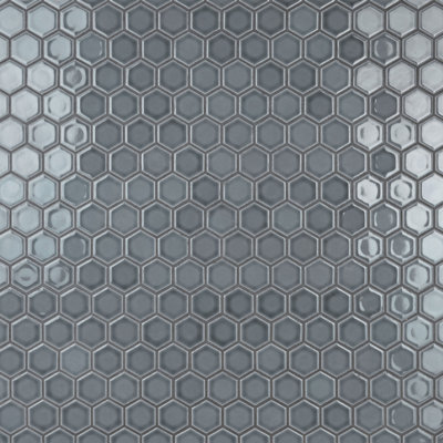 Hudson Due 2" x 2" Hex Porcelain Mosaic Wall & Floor Tile