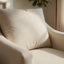 Fauteuil d'appoint pivotant Jira, accoudoirs inclinés, revêtement gris rayé-129099740