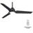54" Java 3 - Blade Outdoor LED Standard Ceiling Fan with Remote Control and Light Kit Included