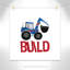 Impression sur papier Blu Build-47479228