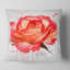 Coussin décoratif à la main avec des éclaboussures floral rose-30744425-30744429