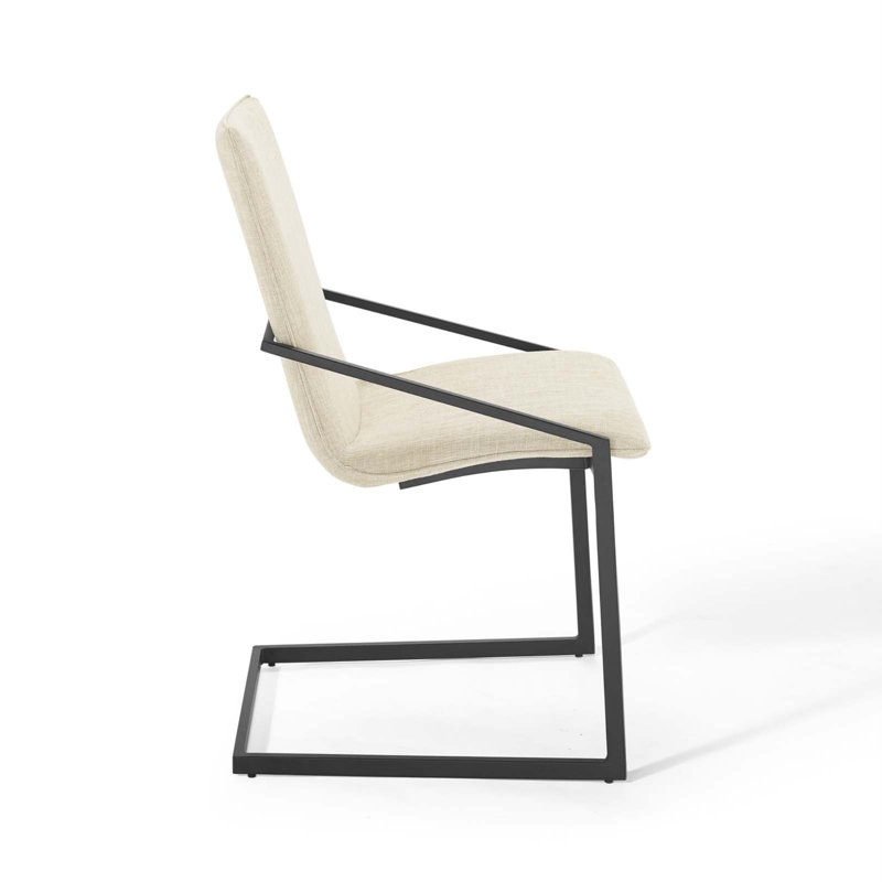Chaise rembourrée Pitch, Beige