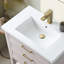 Meuble-lavabo simple 30 po avec comptoir en céramique Vicini-94088313