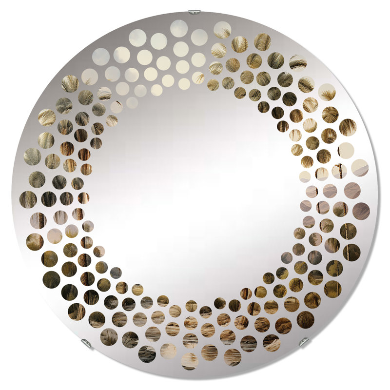 Miroir mural rond, 31,4 po x 31,4 po