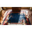 Tapis art déco chinois antique bleu marine