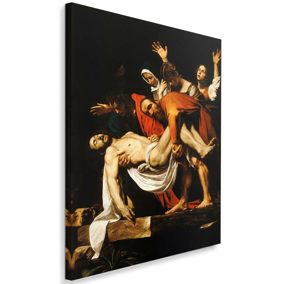 Leinwandbild Kreuzabnahme von Caravaggio