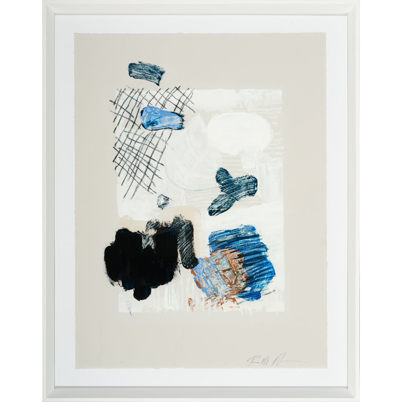 «Front Wall Study 6» par Robert Robinson - Peinture encadrée sur papier