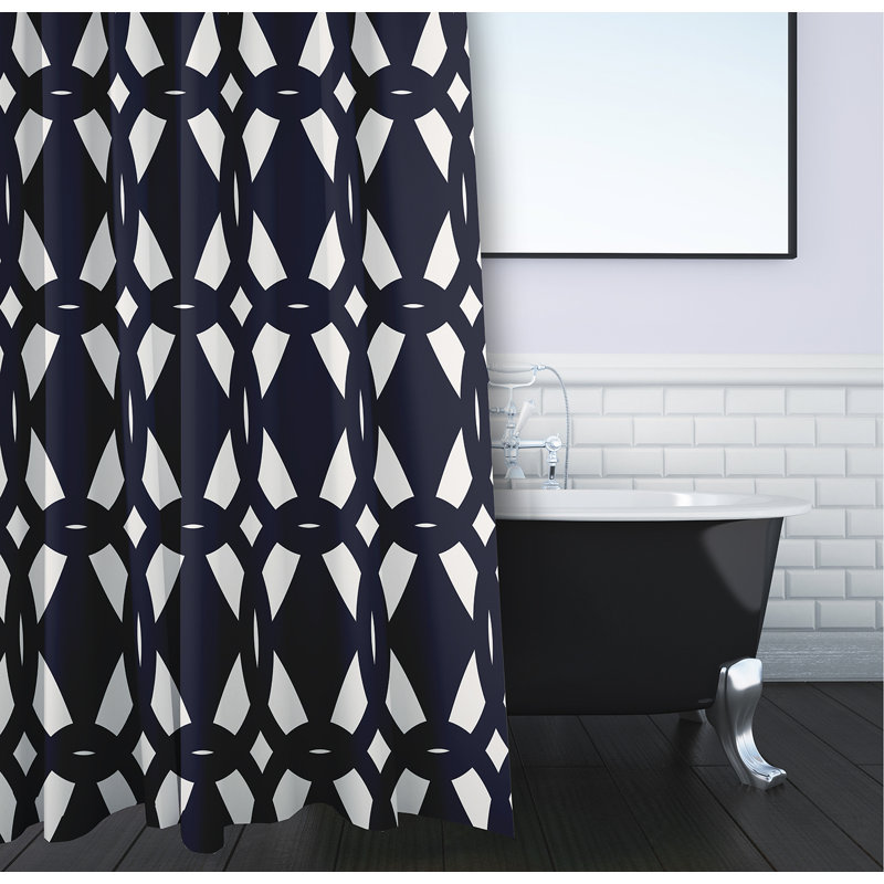 Rideau de douche Auden, Bleu marine
