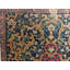 Antique Needlepoint French Floral, Medallion Stitched Rug