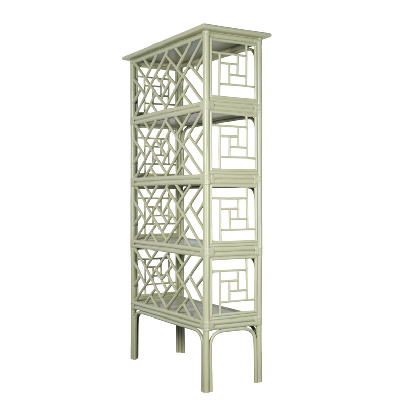 Chippendale Bookcase, Celery Green