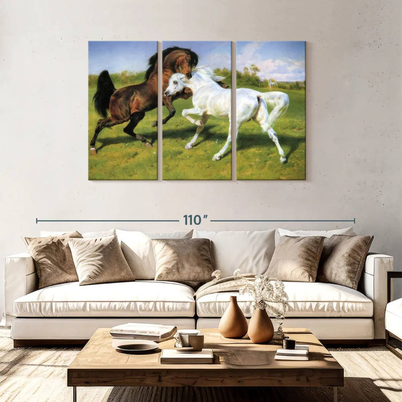 Brampt The Duel 1895, 48" H x 74" W