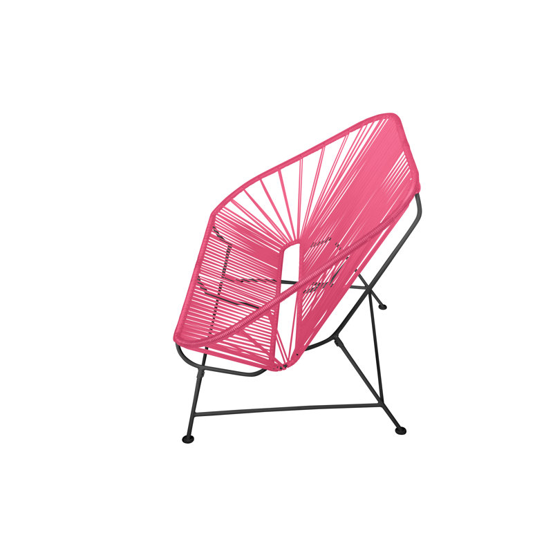 InLove Indoor/Outdoor Handmade Loveseat, Pink/Black