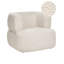 Upholstered Chenille Armchair