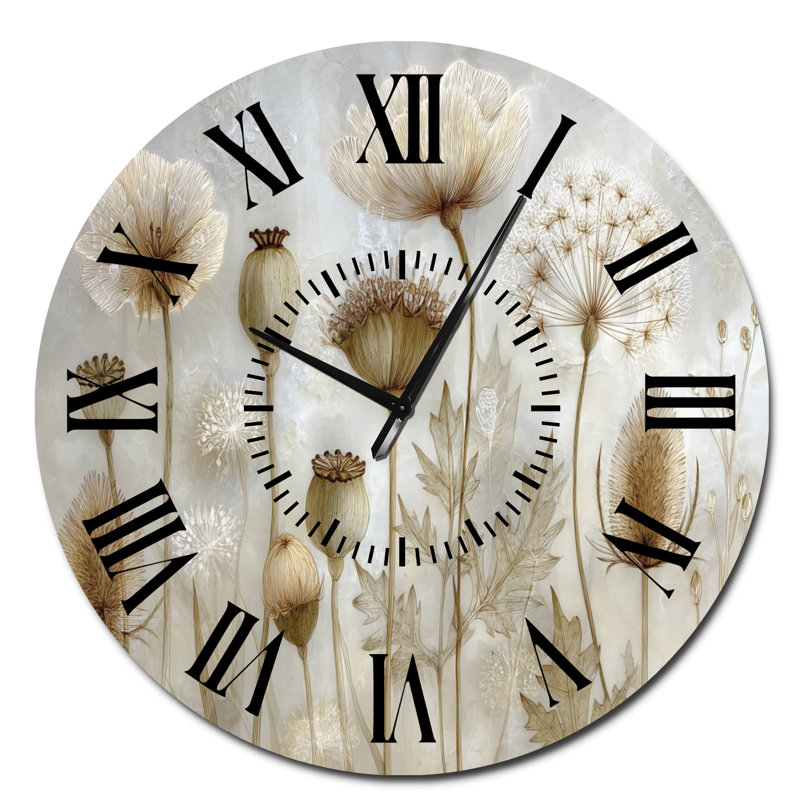 Horloge murale en métal, Surdimensionné