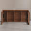 Bureau rectangulaire en bois massif noyer-131375415