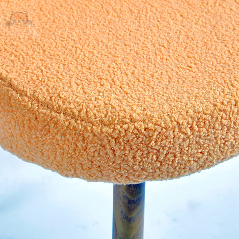 Chaise d'appoint de 23,62 po Cytlali, Tissu jaune Cytlali