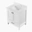 Meuble-lavabo de 30 po avec meuble-lavabo autoportant avec cadre en bois massif