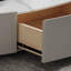 Table basse moderne minimaliste ovale en pierre frittée