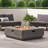Square Iron Fire Pit-50 000 Btu-523138912