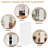 Primed 3-panel Solid Wood Interior Shaker Standard Door Without Bore Hole-115802123