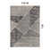Contemporary Distressed Geometric Area Rug