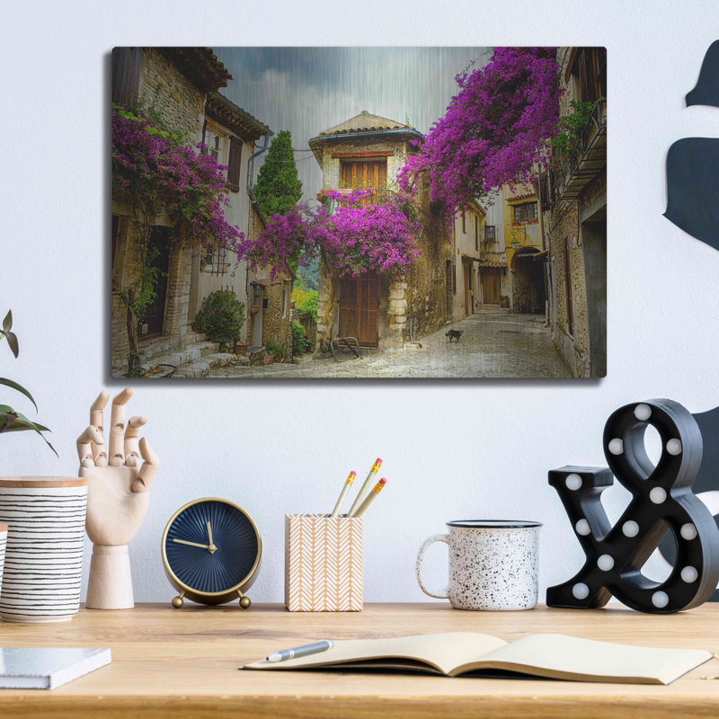 «Bougainvillea» par Luxe Metal Portfolio, H 12 po x l 16 po
