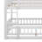 Bunk Bed With Slide,Fence And Ladder-415820308