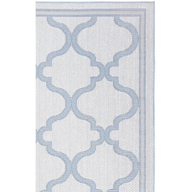 Tapis d'intérieur / extérieur géométrique Murielle Performance, Tapis de couloir 2 pi x 8 pi