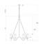 Kadir 6 - Light LED Chandelier