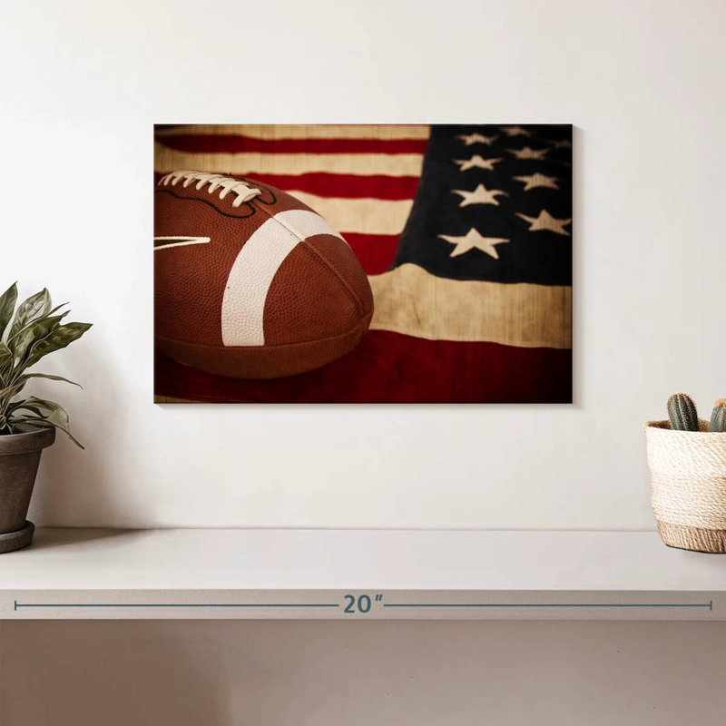 Drapeau américain rétro, H 8 po x l 12 po